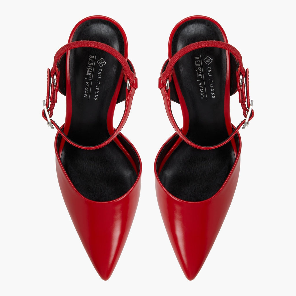 Nyyla Red shoes - image 7 - Call It Spring KSA