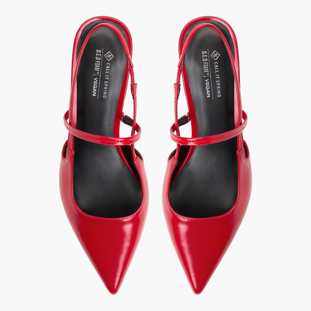 Poppiee Red shoes - image 7 - Call It Spring KSA
