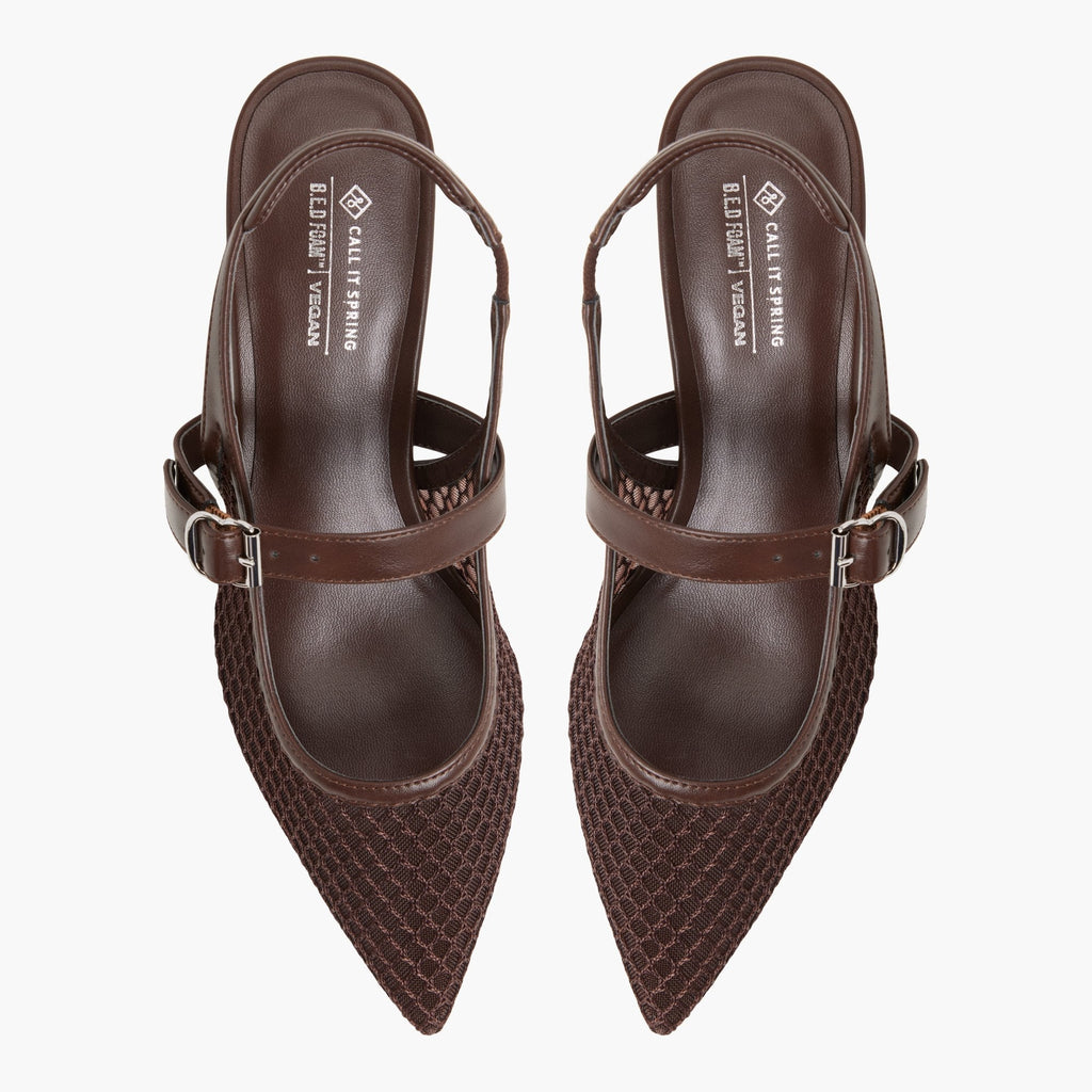Duaa Dark Brown shoes - image 7 - Call It Spring KSA